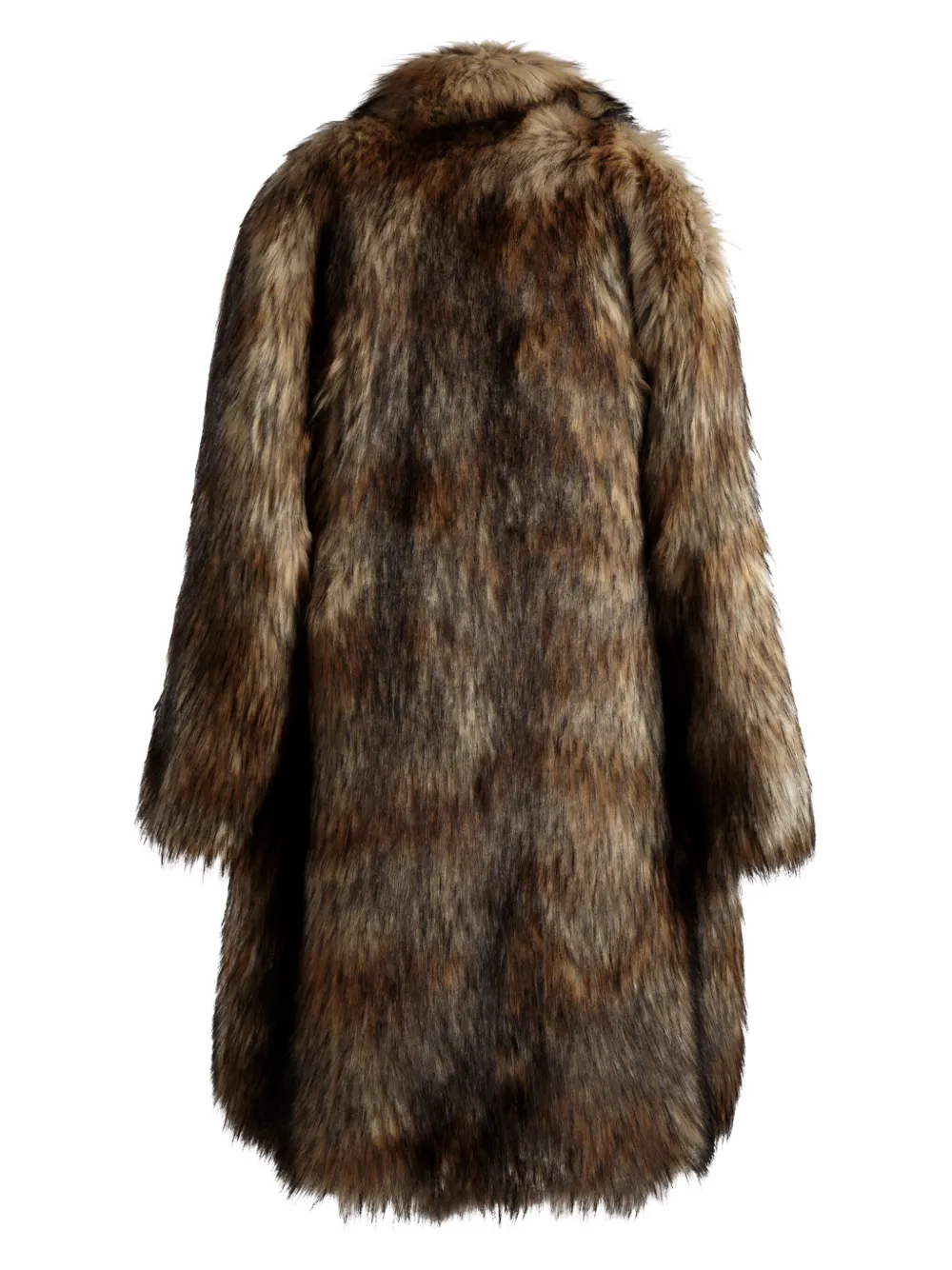 Bally single-breasted faux-fur Coat | Brown | FARFETCH VN