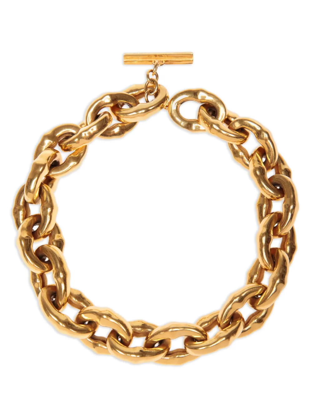 Bally Chain-link Polished Necklace In Gold