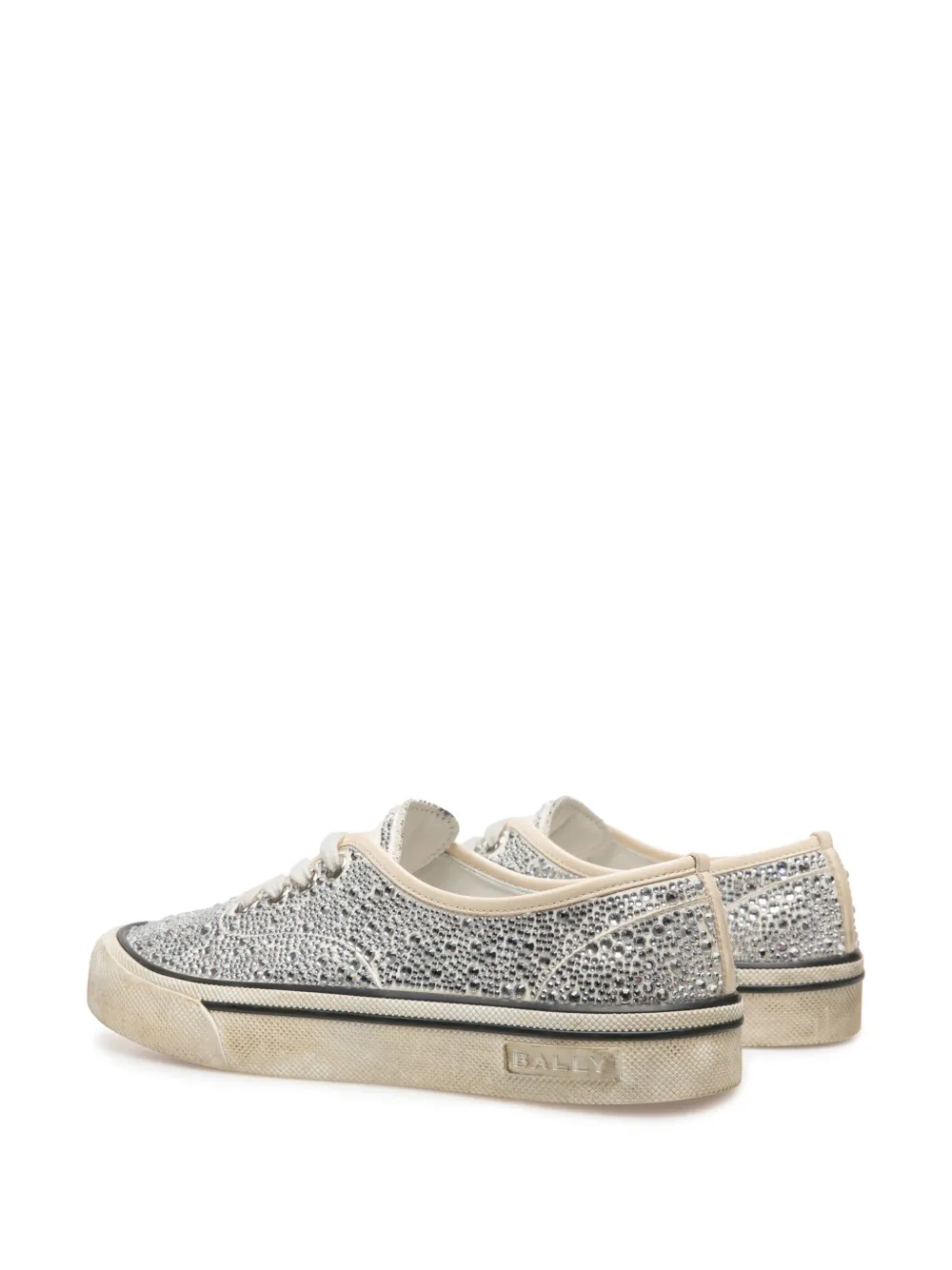 Bally Sneakers met glitters Beige