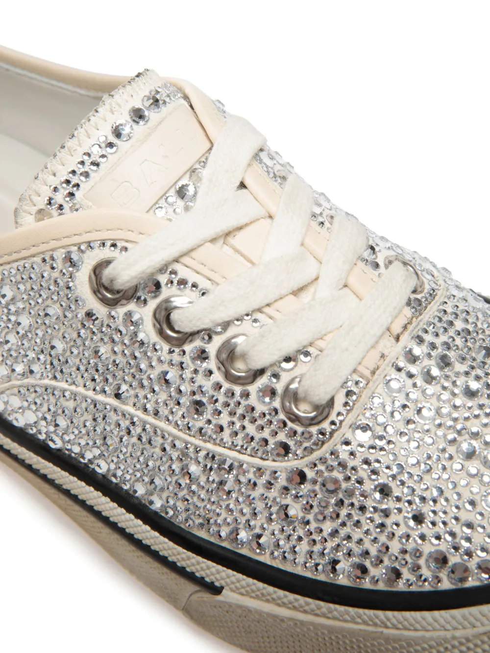 Bally Sneakers met glitters Beige