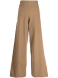 Pringle of Scotland knitted wide-leg trousers - Brown