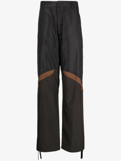 Moncler panelled straight-leg cargo trousers