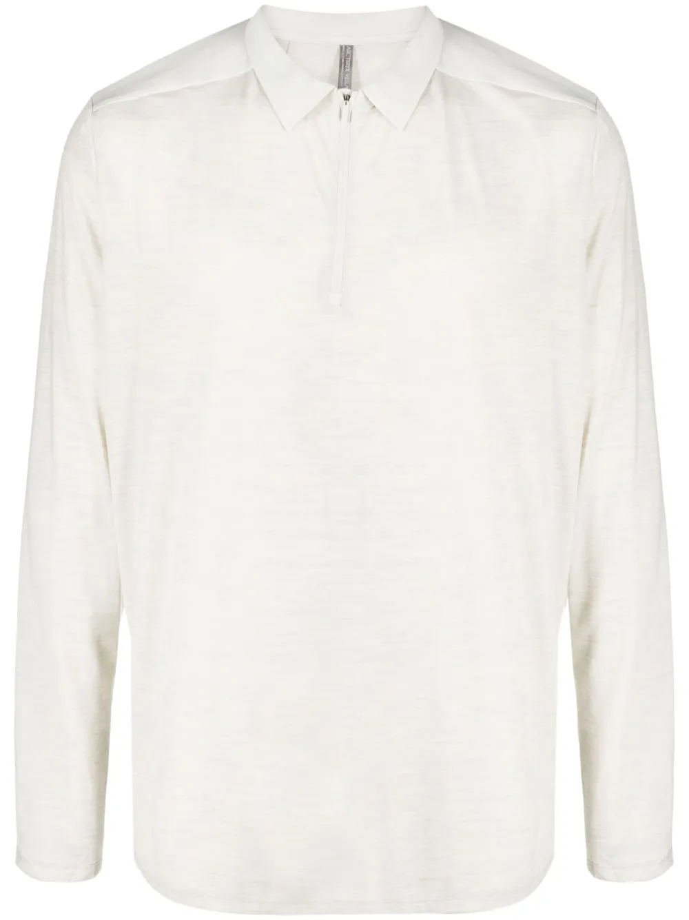 Veilance playera tipo polo con efecto mélange | gris | Image 1