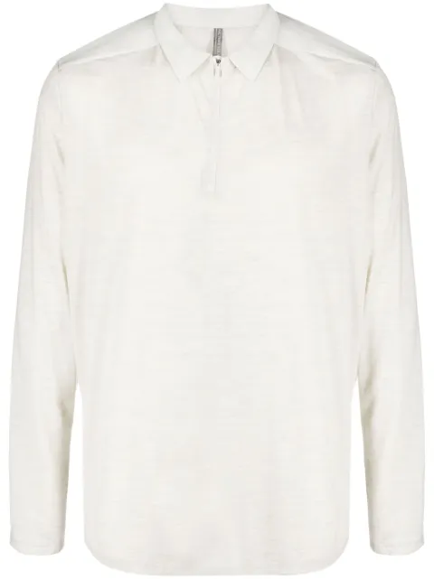 Veilance mélange-effect wool-blend polo shirt 