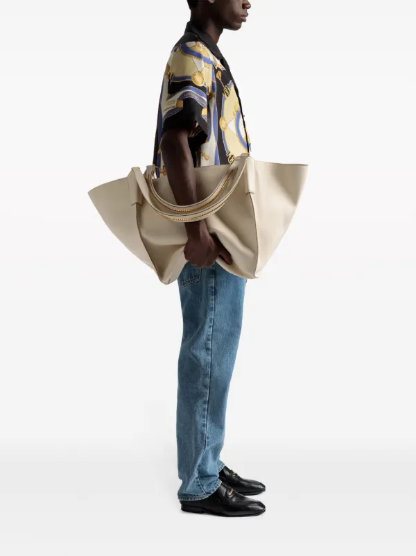 Bally Arkle レザートートバッグ | ニュートラル | FARFETCH JP