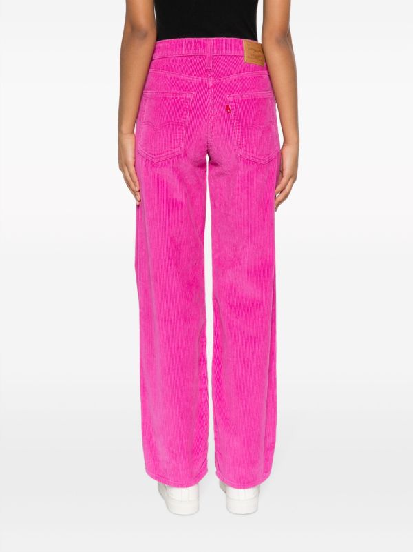 High waisted best sale pink corduroy pants