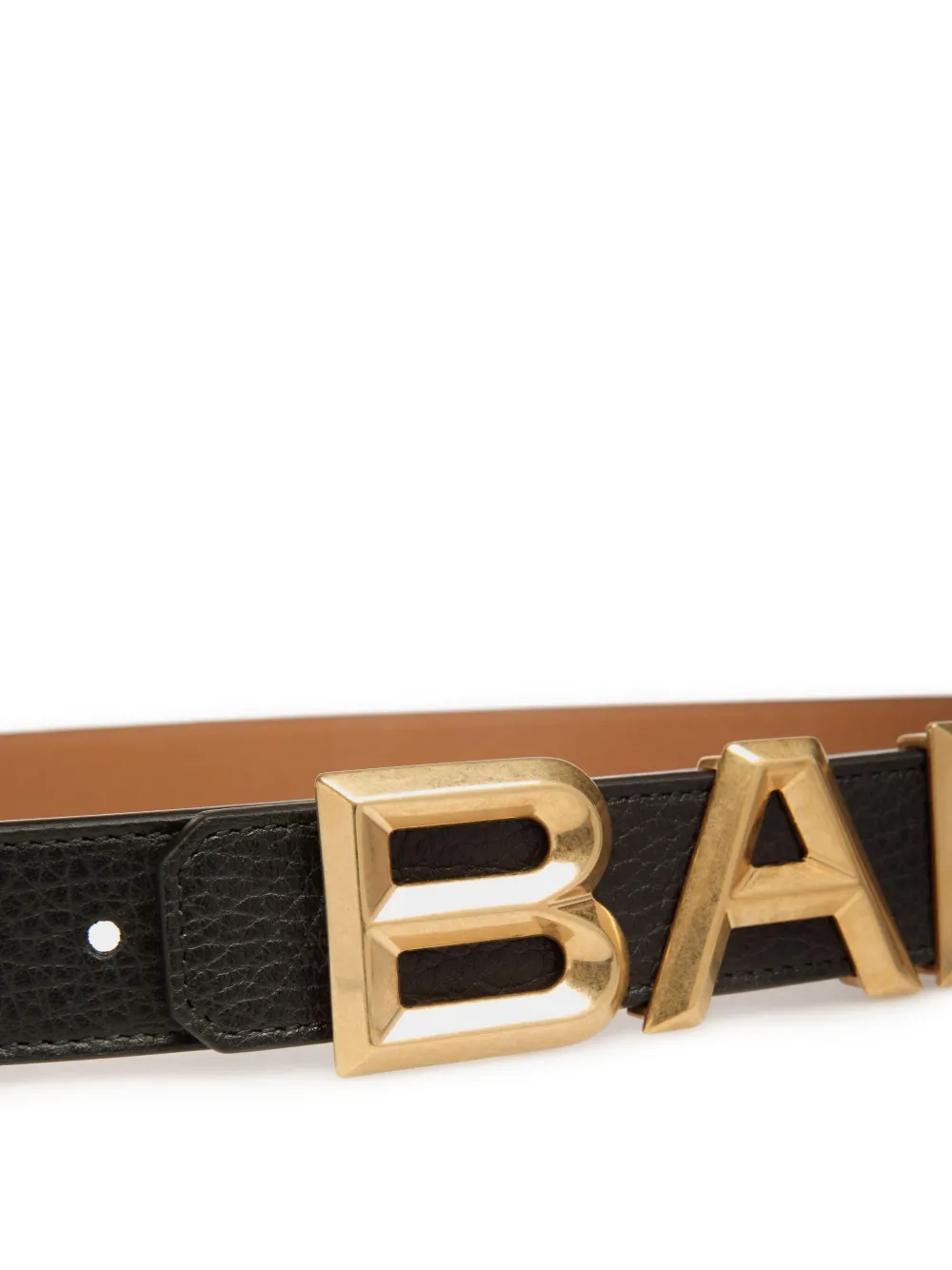 Bally Riem met logogesp Zwart