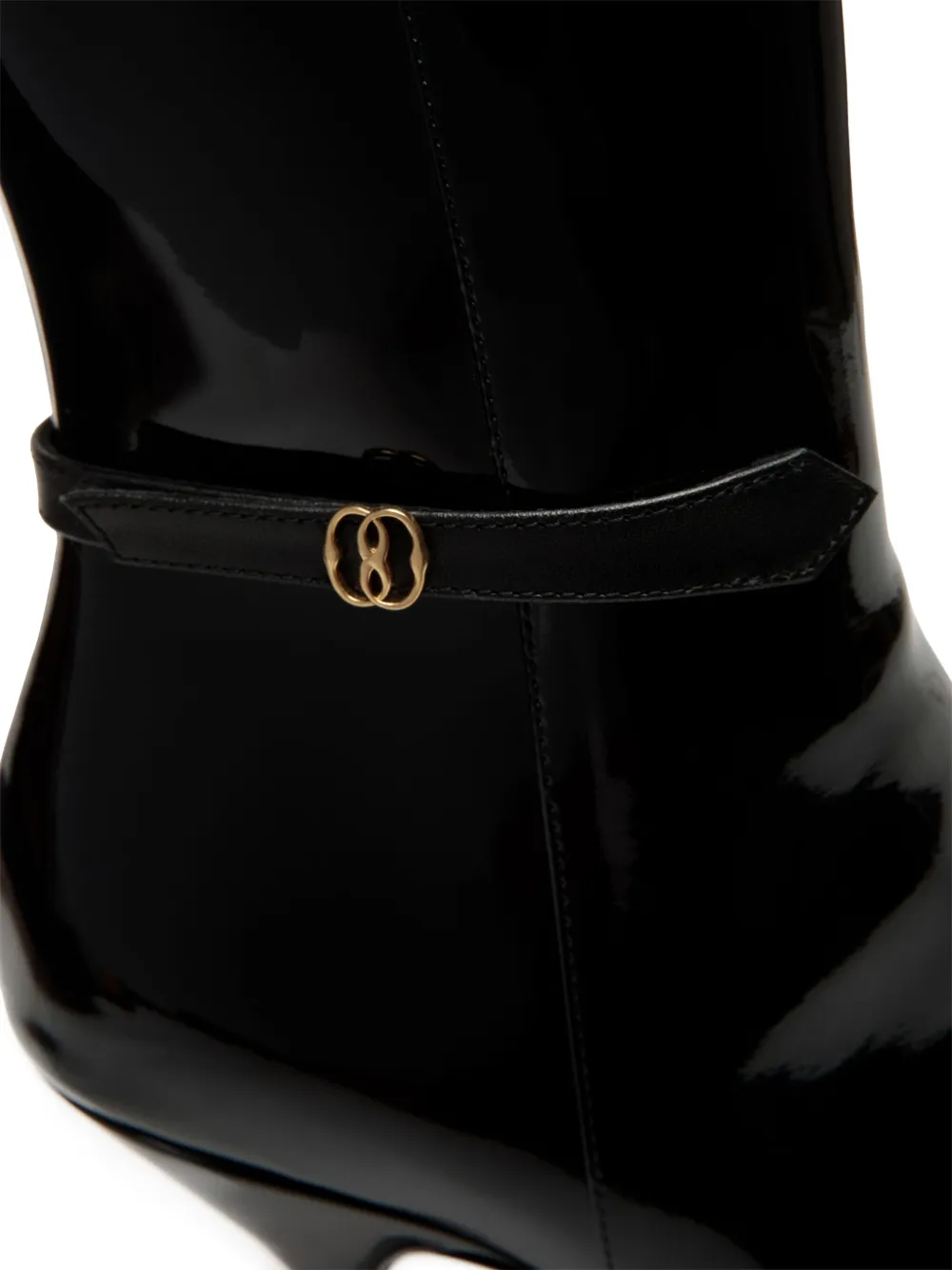 Bally Odeya lakleren enkellaarzen Zwart