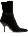 Bally Odeya 85mm patent-leather ankle boots - Black