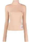 Maison MIHARA YASUHIRO logo-patch jersey top - Neutrals
