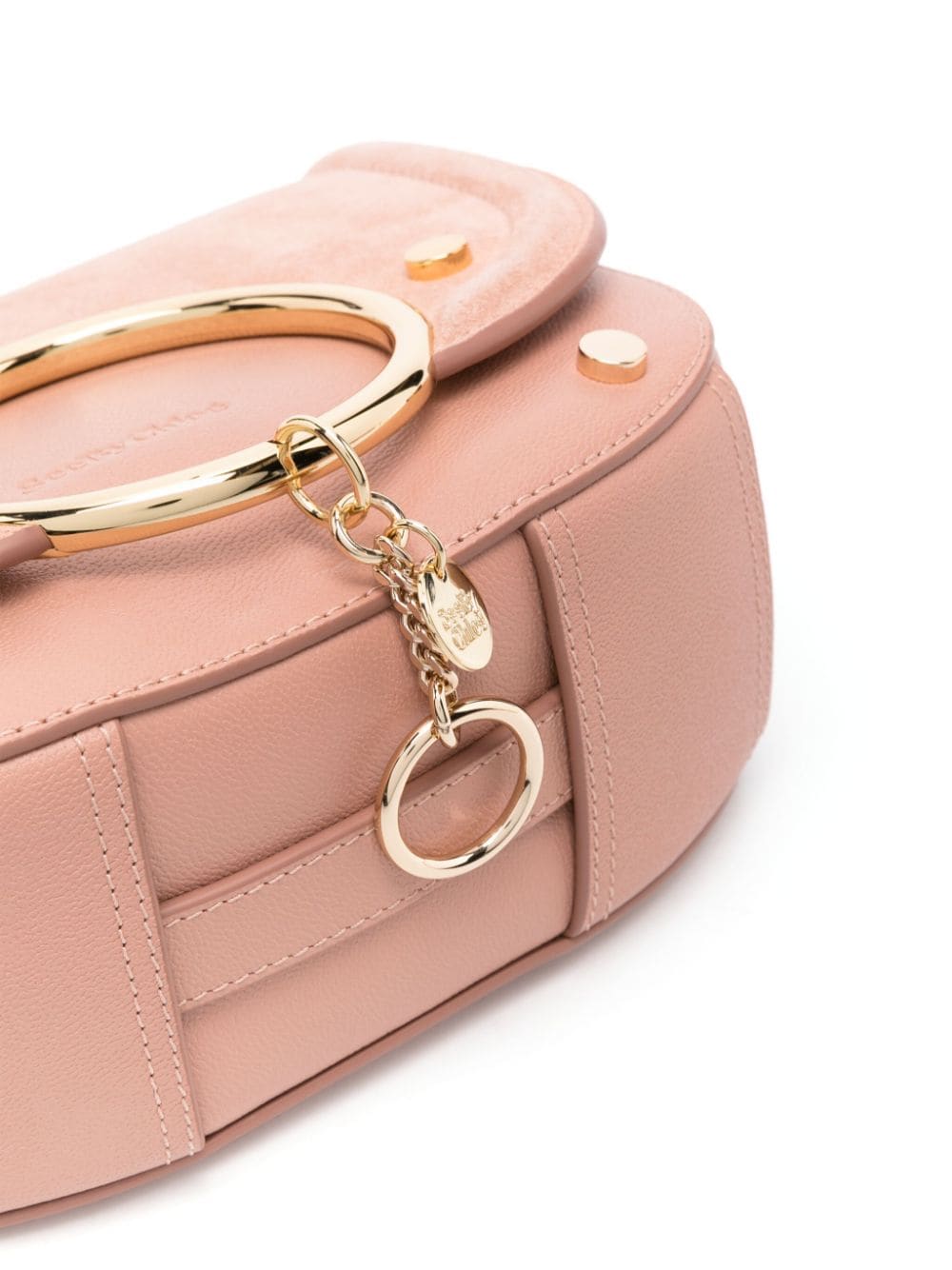 Shop See By Chloé Hana Leather Shoulder Bag In Pink