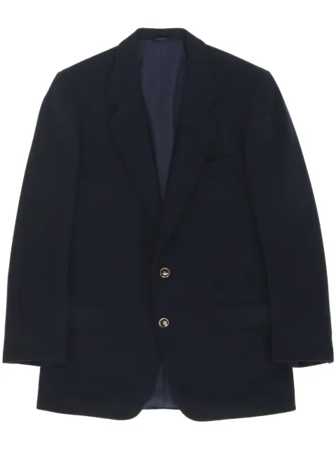 Saint Laurent Pre-Owned blazer con solapa de muesca 1990