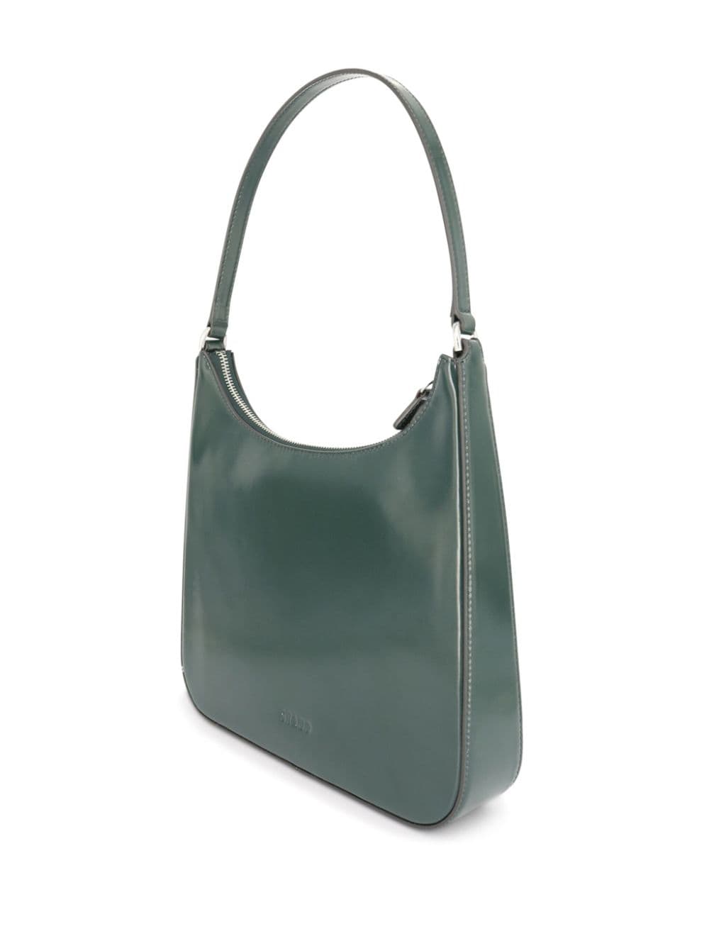 STAUD Alex leather shoulder bag - Groen