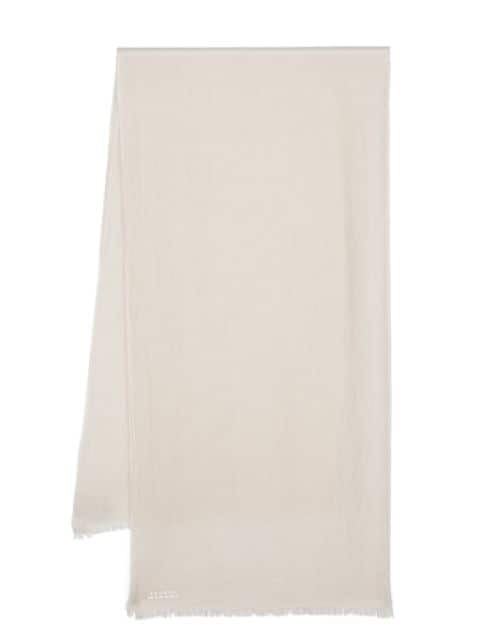 ISABEL MARANT frayed-edge cashmere scarf 