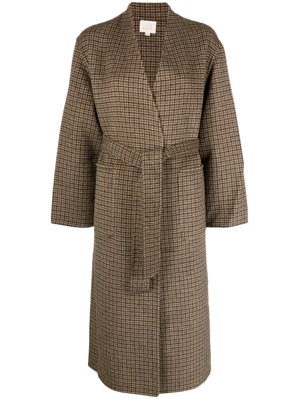 Nanushka clearance houndstooth coat