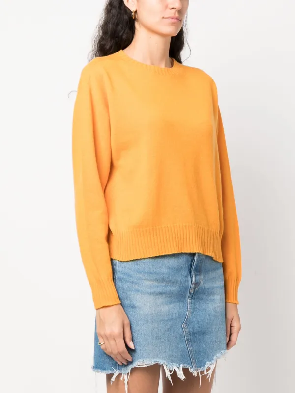 TWINSET drop shoulder Cashmere Jumper Orange FARFETCH BH