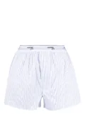 HommeGirls cotton striped boxer shorts - White