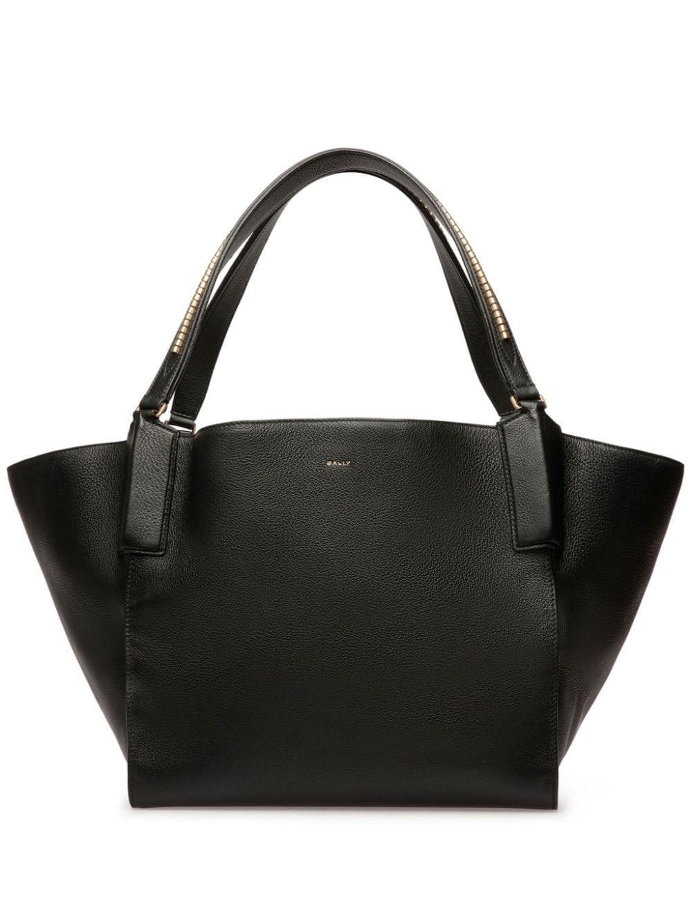 Bally Arkle Leather Tote Bag In Black