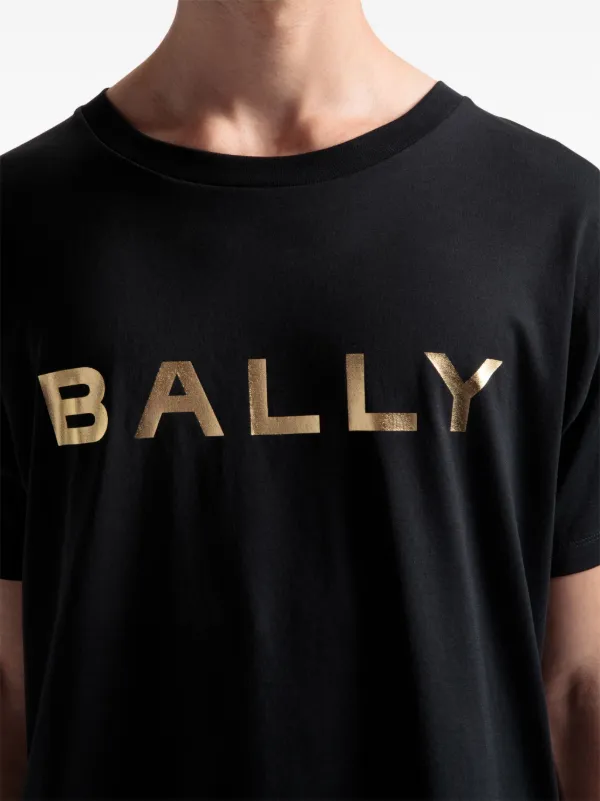 Bally ロゴ Tシャツ ブラック BALLY - Logo Cotton T-shirt Bally