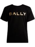 Bally metallic-logo cotton T-shirt - Black