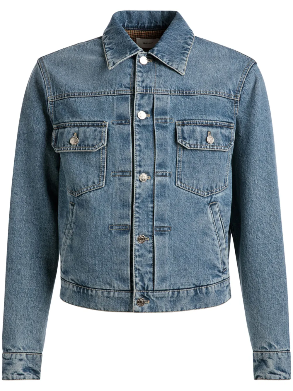 Bally flap-pocket denim jacket | Blue | Image 1