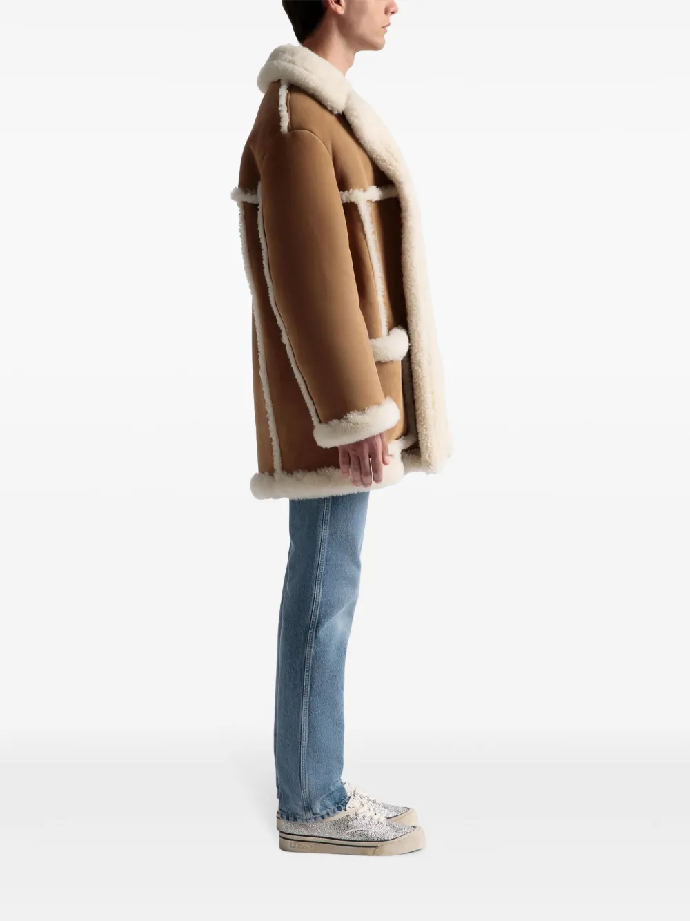Bally Lammy coat Bruin