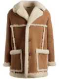 Bally shearling coat - Brown