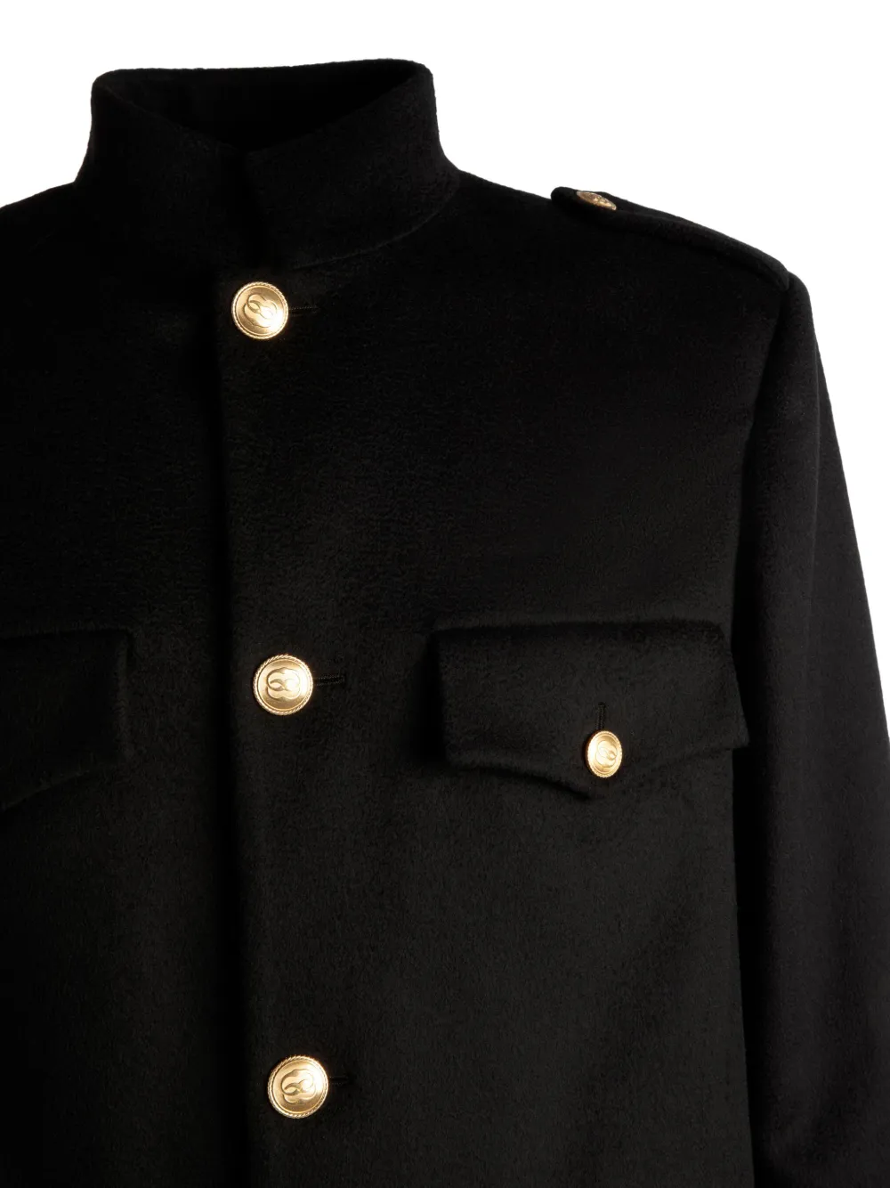 Bally Single-breasted Wool Maxi Coat In Black