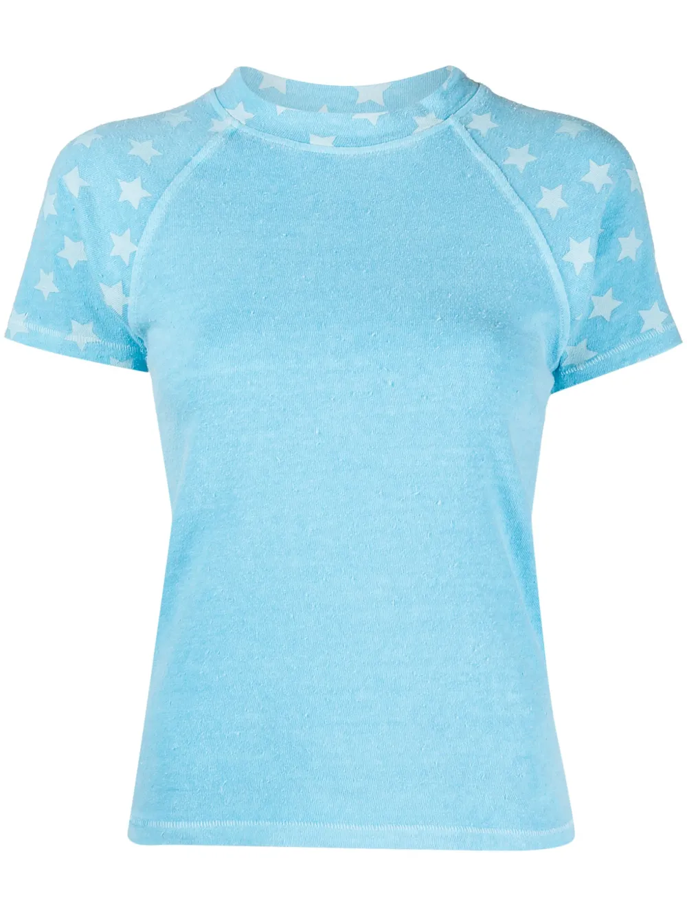 ERL T-shirt met sterpatroon Blauw