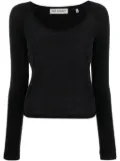 OUR LEGACY lyocell-blend knitted top - Black