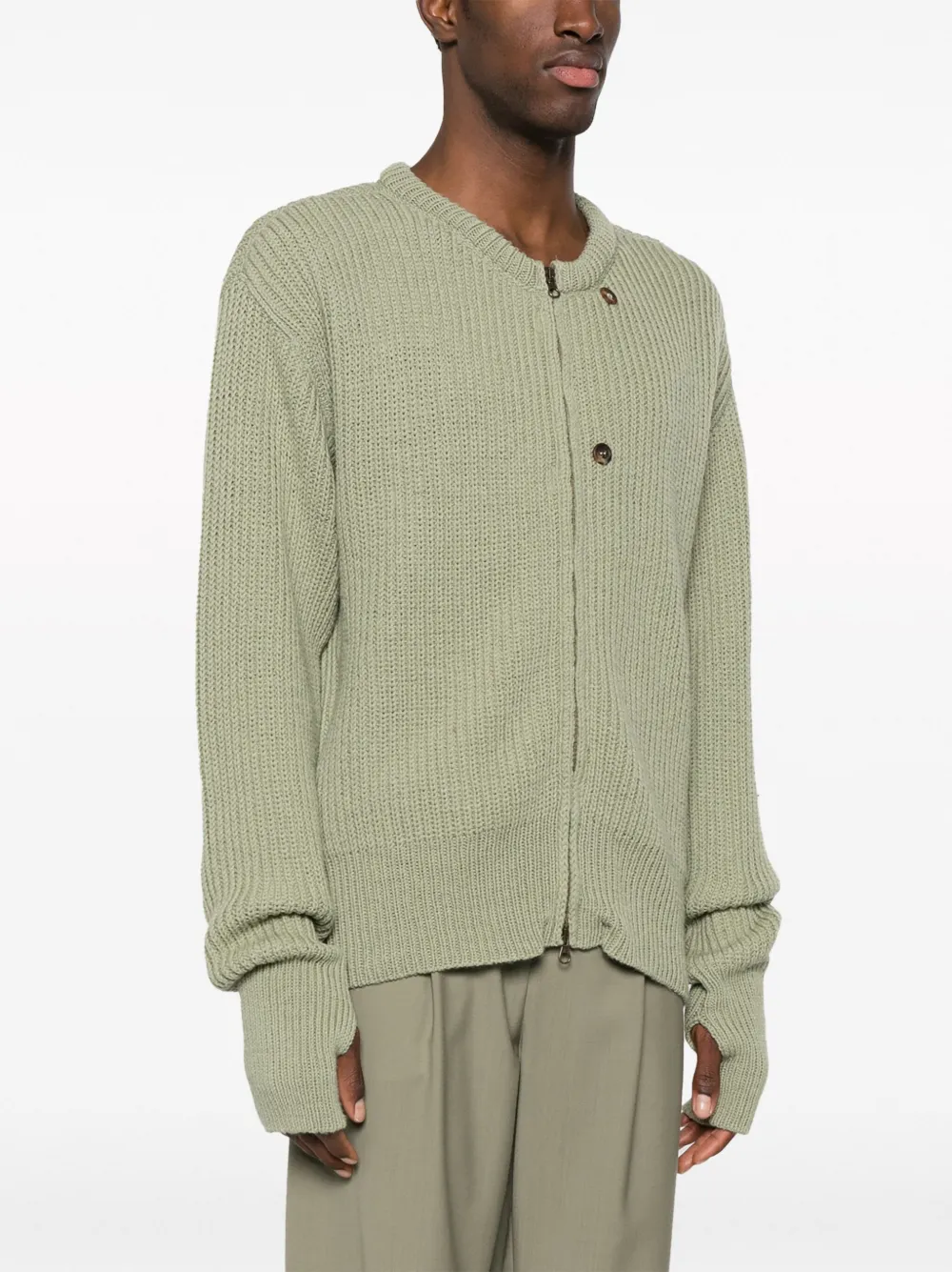 OUR LEGACY zip-up fisherman's Knit Cardigan - Farfetch