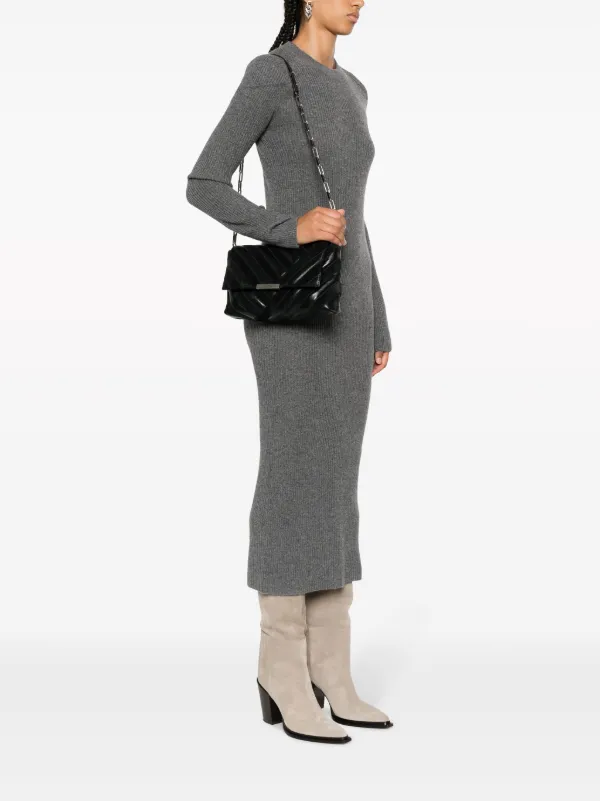 ISABEL MARANT Gesteppte Merine Umhängetasche Schwarz FARFETCH DE