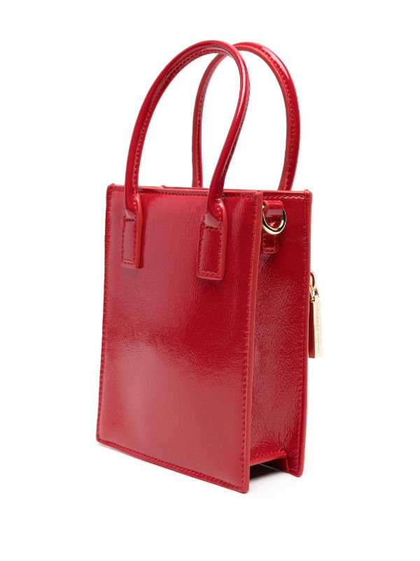Patent Faux Leather Tote Bag