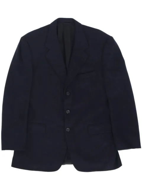 Burberry Pre-Owned blazer con solapa de muesca 2000