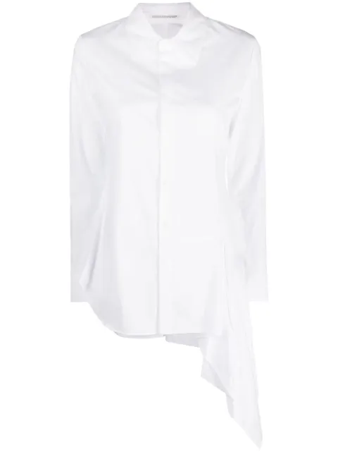 Yohji Yamamoto asymmetric cotton shirt