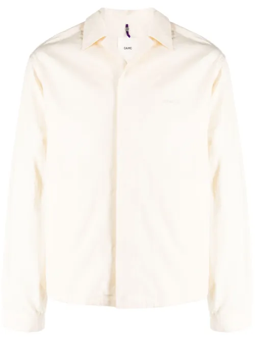 Chemise en coton à patch logo - OAMC - Modalova