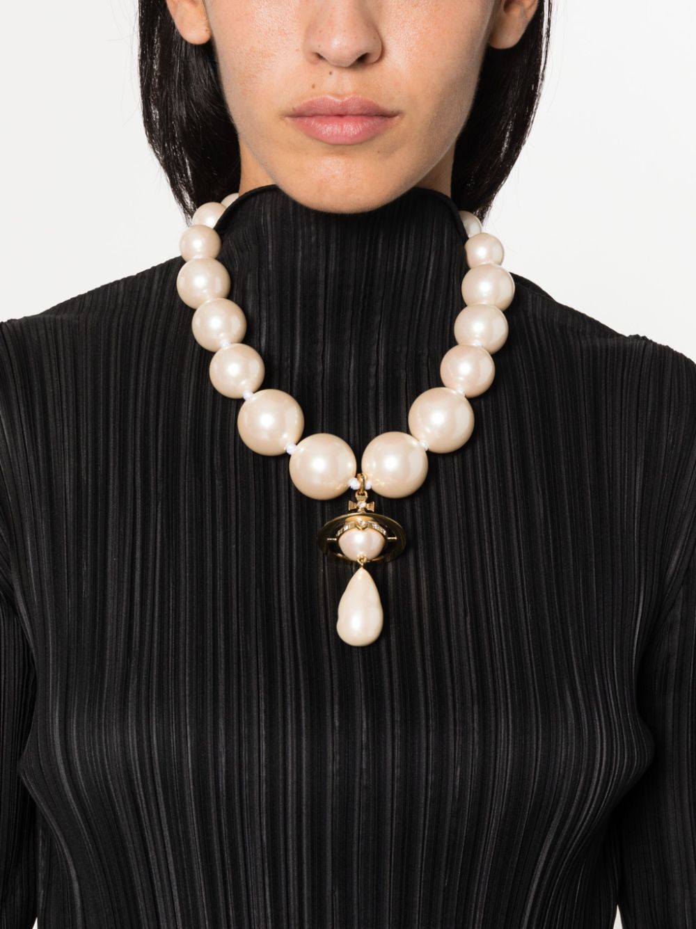 Vivienne Westwood Giant Pearl Drop Necklace - Farfetch