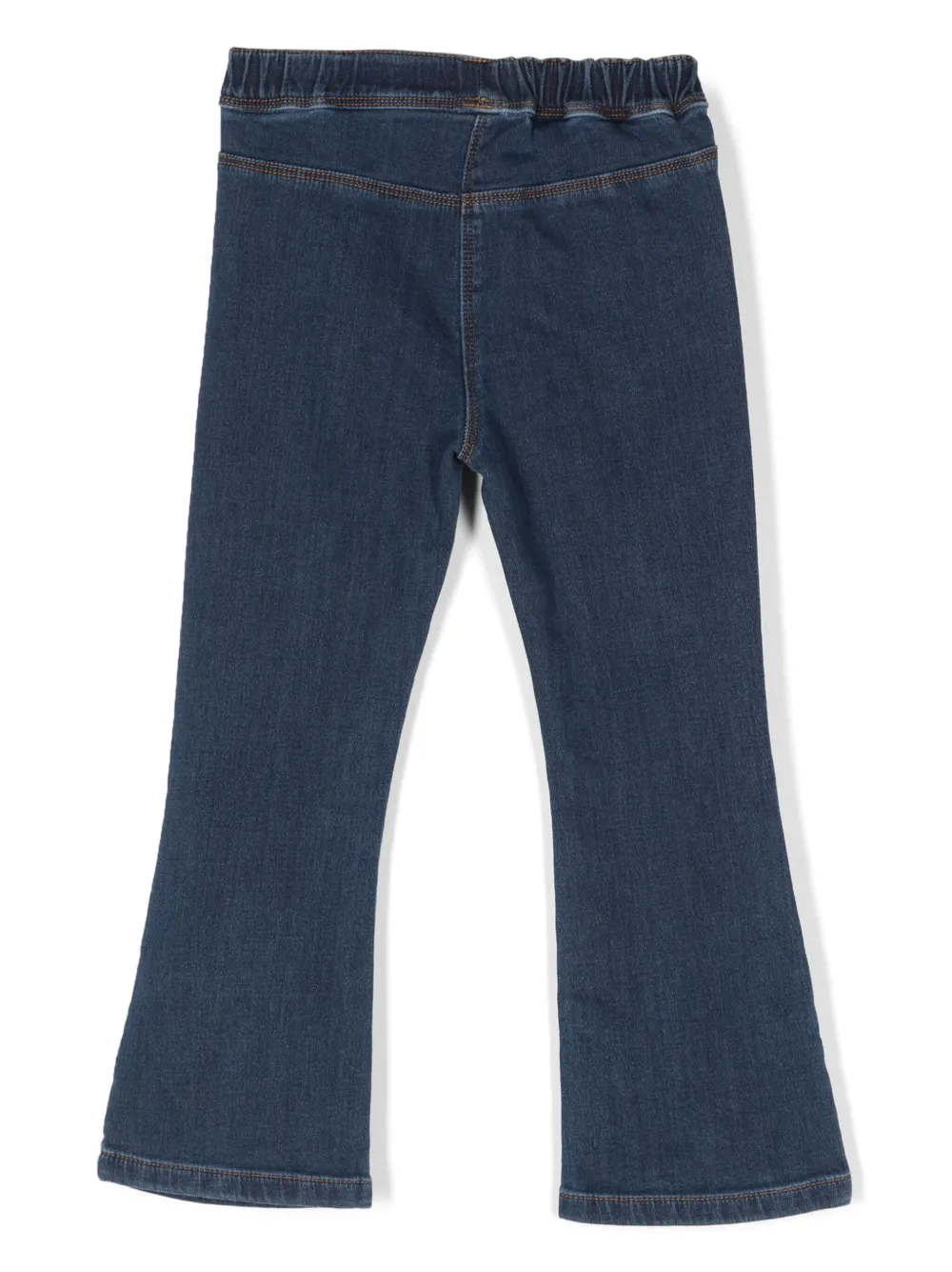 Il Gufo elasticated-waistband cotton jeans - Blauw