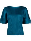 Pleats Please Issey Miyake Monthly Colors August pleated top - Blue