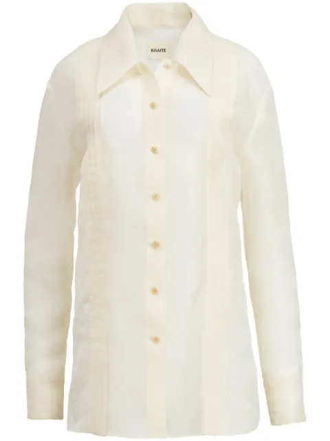 KHAITE The Nori silk shirt 