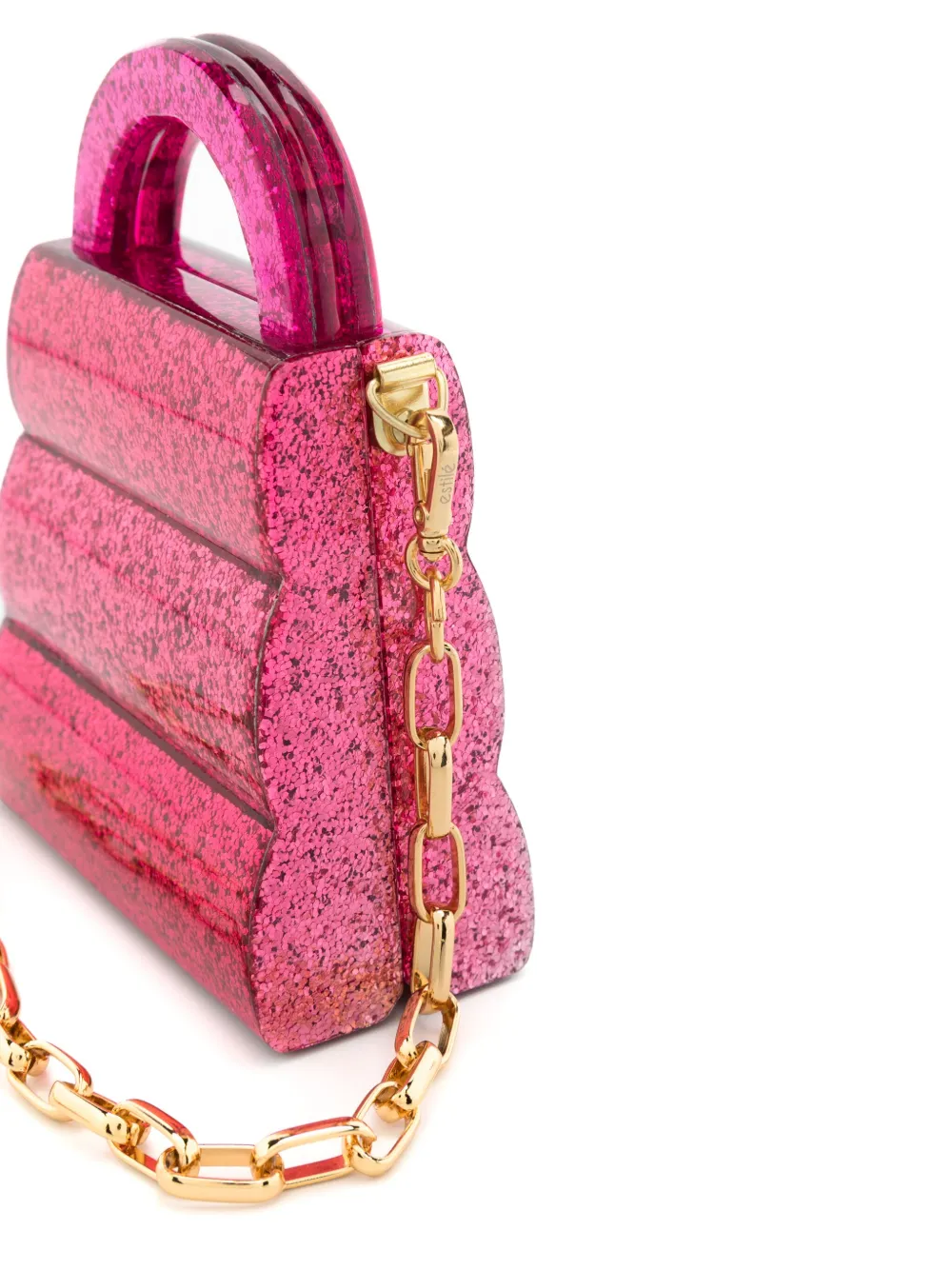 ESTILÉ Belly Pinky Glitter Mini Bag Pink FARFETCH