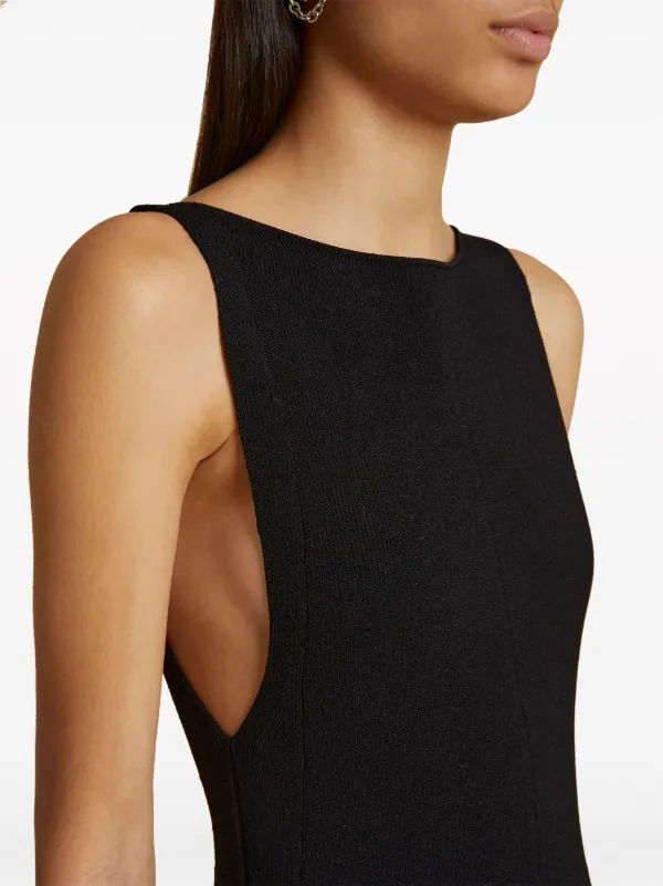 KHAITE The Evelyn Maxi Dress | Black | FARFETCH AZ