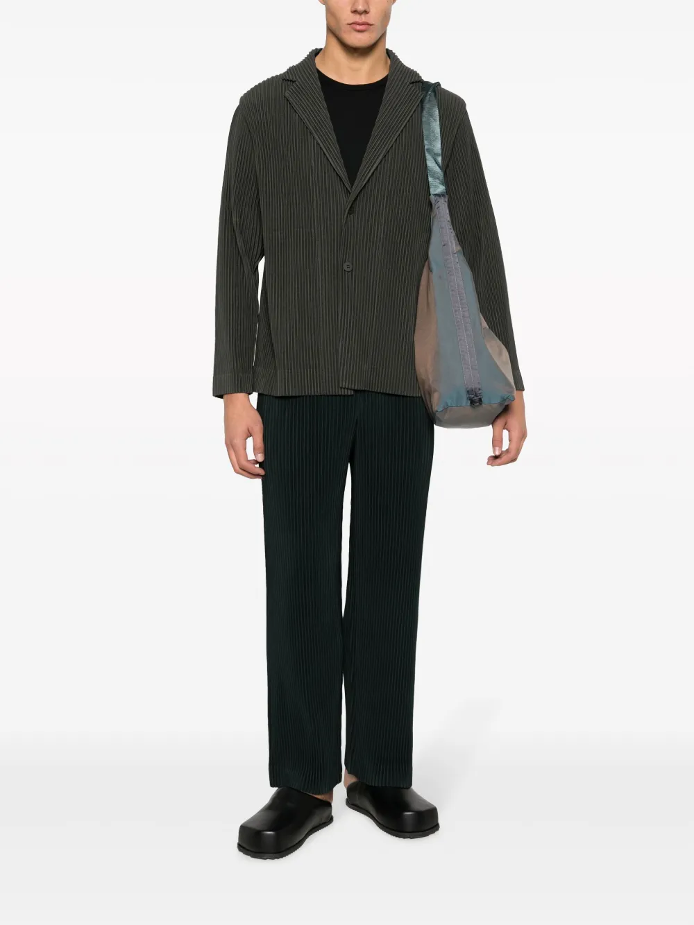 Homme Plissé Issey Miyake プリーツ ストレートパンツ - Farfetch