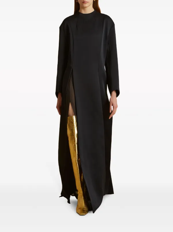 KHAITE The Clete Maxi Dress | Black | FARFETCH