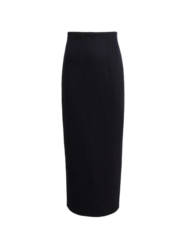 Khaite Loxley Skirt in Blue