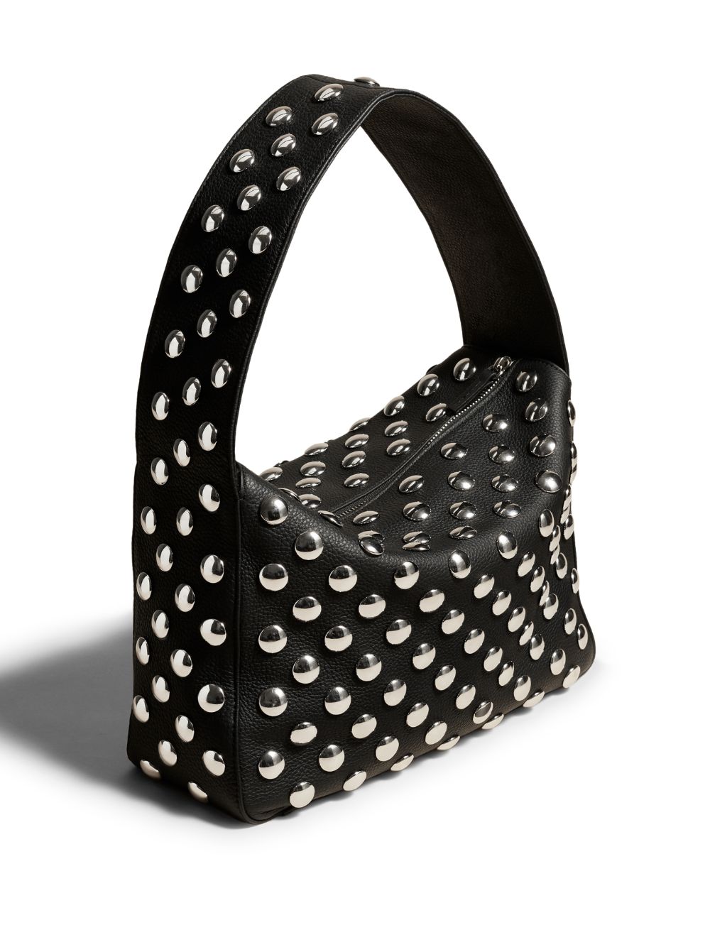 KHAITE Elena schoudertas met studs Zwart