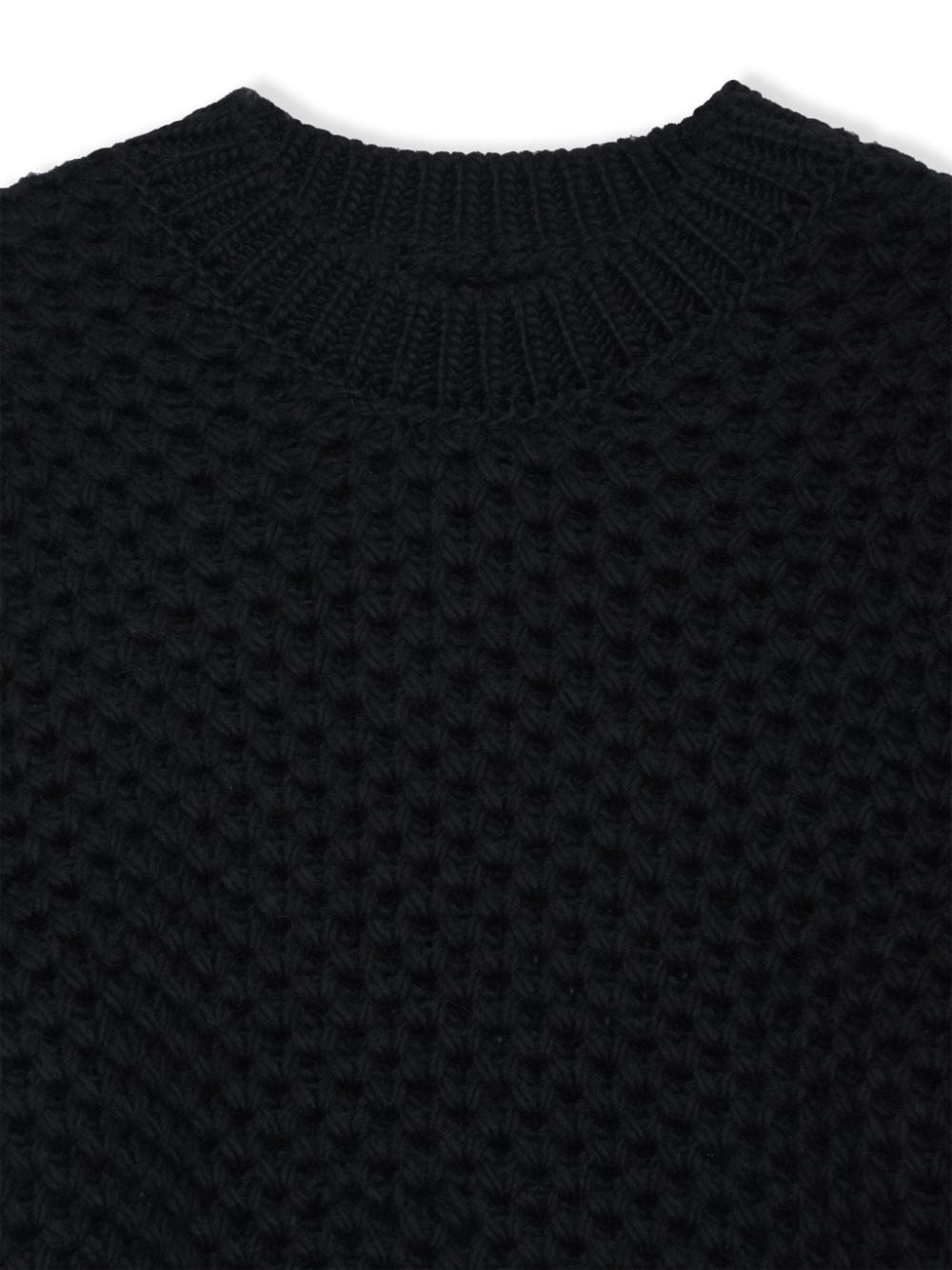 Shop Anine Bing Brittany Textured Jumper In Schwarz