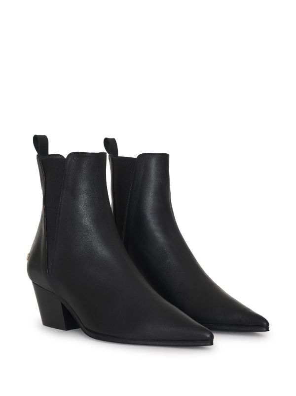 ANINE BING Sky Leather Ankle Boots Farfetch