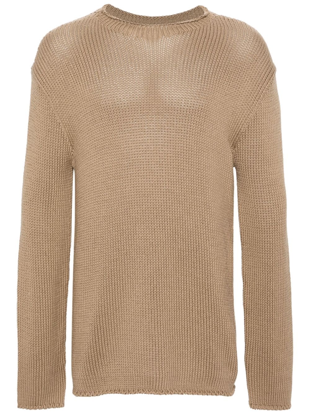 The Row Anteo Long-sleeve Jumper In Brown