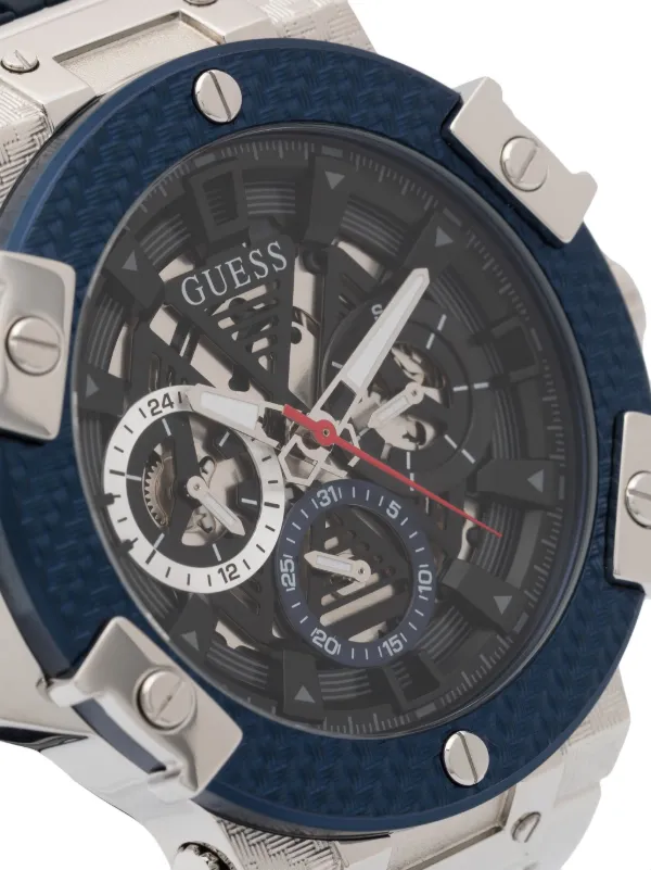 Guess blue watch best sale
